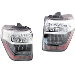 CarLights360: For 2014-2023 Toyota 4Runner Tail Light Assembly Driver and Passenger Side DOT Certified Excluded Bulb | Replaces TO2818152 TO2819152 (PLX-M0-11-6658-00-1-CL360A1)