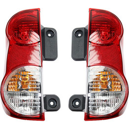 CarLights360: For Nissan NV200 Tail Light Assembly 2013-2021 Driver and Passenger Side DOT Certified w/Bulbs | Replaces NI2801201, NI2800201 | 265503LM0A, 265553LM0A (PLX-M0-11-6616-00-1-CL360A2)