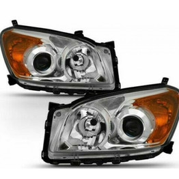 CarLights360: For 2009 2010 2011 2012 Toyota RAV4 Headlight Assembly Driver and Passenger Side  - Replaces TO2502188 (Vehicle Trim: Sport; JAPAN BUILT) (PLX-M0-20-9034-01-CL360A1)