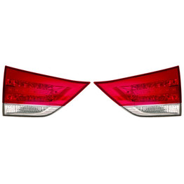 For 2011 2012 2013 2014 Toyota Sienna Tail Light Assembly Driver and Passenger Side DOT Certified w/Bulbs - Replaces TO2803125 + TO2802125 (PLX-M0-17-5282-00-1-CL360A1)