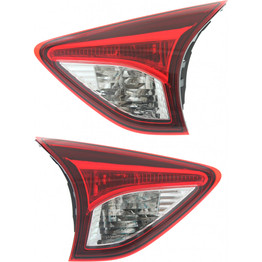 CarLights360: For 2013 2014 2015 2016 Mazda CX-5 Tail Light Assembly Driver and Passenger Side DOT Certified w/Bulbs Halogen Type - Replaces MA2802108 MA2803108 (PLX-M0-17-5428-00-1-CL360A1)