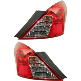 CarLights360: For 2012-2019 Nissan Versa Tail Light Assembly Driver and Passenger Side CAPA Certified | Replaces NI2800194 (Vehicle Trim: Sedan) (PLX-M0-11-6402-00-9-CL360A1)