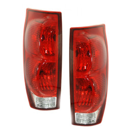 CarLights360: For 2002 2003 2004 2005 2006 Chevy Avalanche 2500 Tail Light Assembly Driver and Passenger Side CAPA Certified w/Bulbs - Replaces GM2800153 (PLX-M0-11-5890-00-9-CL360A2)