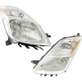 For 2004-2005 Toyota Prius Driver and Passenger w/o bulbs and ballast Headlight Assembly With HID TO2502161 (PLX-M1-311-1184LMUSHM)