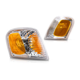 CarLights360: For Ford Explorer Sport Signal Corner Light 2001 2002 2003 Pair Driver and Passenger Side Replaces FO2520164 + FO2521164 (PLX-M1-329-1501L-US-CL360A1)