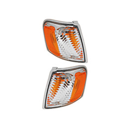 CarLights360: For Ford Explorer Sport Trac Signal Corner Light 2001 02 03 04 2005 Pair Driver and Passenger Side Replaces FO2520164 + FO2521164 (PLX-M1-329-1501L-US-CL360A2)