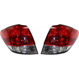 CarLights360: For Subaru Outback Tail Light 2010 11 12 13 2014 Pair Driver and Passenger Side DOT Certified Replaces SU2804105 + SU2805105 (PLX-M1-319-1921L-UF-CL360A1)