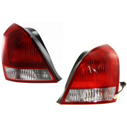 CarLights360: For Hyundai Elantra Tail Light 2001 2002 2003 Pair Driver and Passenger Side HY2800119 | HY2801119 (PLX-M1-320-1934L-AS-CL360A1)