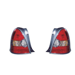 CarLights360: For Hyundai Accent Tail Light 2008 09 10 2011 Pair Driver and Passenger Side HY2800142 | HY2801142 (PLX-M1-320-1946L-AS-LO-CL360A1)