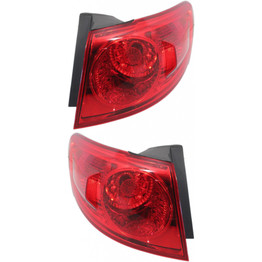CarLights360: For Hyundai Santa Fe Tail Light 2007 2008 2009 Pair Driver and Passenger Side HY2804110 | HY2805110 (PLX-M1-320-1944L-AS-CL360A1)