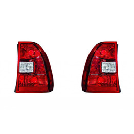 CarLights360: For Kia Sportage Tail Light 2009 2010 Pair Driver and Passenger Side w/ Bulbs Replaces KI2818100 + KI2819100 (PLX-M1-322-1932L-AS-CL360A1)