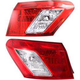 CarLights360: For Lexus ES350 Tail Light 2007 2008 2009 Pair Driver and Passenger Side LX2804101 + LX2805101 (PLX-M1-323-1903L-US-CL360A1)