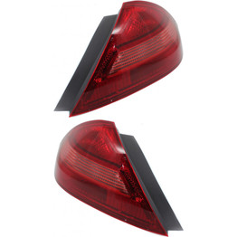 CarLights360: For Honda Accord Tail Light 2003 2004 2005 Pair Driver and Passenger Side Replaces HO2800150 HO2801150 (PLX-M1-316-1948L-US-CL360A1)