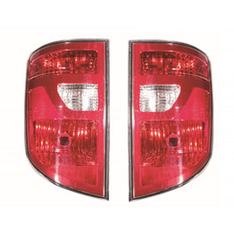 CarLights360: For Honda Ridgeline Tail Light 2009 2010 2011 Pair Driver and Passenger Side Replaces HO2818140 + HO2819140 (PLX-M1-316-1984L-US4-CL360A1)