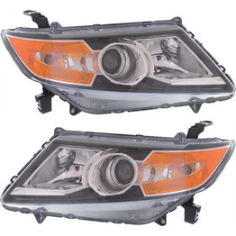 For Honda Odyssey Headlight Assembly Unit 2014 2015 2016 Pair Driver and Passenger Side | HID Type | w/o Bulbs and Ballast | HO2502159 + HO2503159 (PLX-M1-316-1161LMUSHN2)