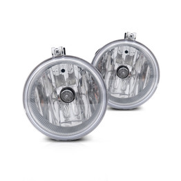 For Dodge Grand Caravan/Charger 2010/Caliber 2010-2012/Challenger 2011-2014(2013 SRT-8 Model)/Chrysler Town & Country 2011-2013 Chrome Trim Fog Light Assembly R=L Single Piece DOT Certified (PLX-M1-332-2030N-AF)