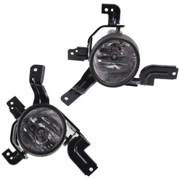 CarLights360: For Honda CR-V Fog Light 2007 2008 2009 Pair Driver and Passenger Side Replaces HO2592126 + HO2593126 (PLX-M1-316-2029L-AS-CL360A1)