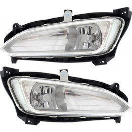 CarLights360: For Hyundai Santa Fe Sport Fog Light 2013 14 15 2016 Pair Driver and Passenger Side CAPA Certified HY2592141 | HY2593141 (PLX-M1-320-2030L-AC-CL360A1)