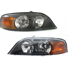 CarLights360: For Lincoln LS Headlight 2000 2001 2002 Pair Driver and Passenger Side For FO2502174 + FO2503174 (PLX-M1-330-1185L-AS-CL360A1)