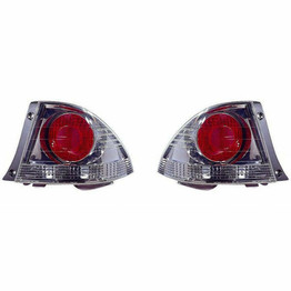 For Lexus IS 300 2002-2003 Tail Light Assembly Unit Pair Driver and Passenger Side Metallic (PLX-M1-211-19G6L3US7)