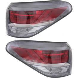 For Lexus RX350 / RX450h Driver and Passenger Side 13-15 Tail Light Assembly Unit CAPA Certified (PLX-M1-323-1912LKUC7)