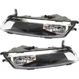 CarLights360: For Volkswagen CC Fog Light 2013 14 15 2016 Driver and Passenger Side Pair For VW2592125 + VW2593125 (PLX-M1-440-2049L-AQ-CL360A1)