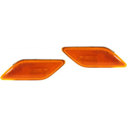 CarLights360: For Mercedes-Benz E63 AMG Side Marker Light 2010 2011 2012 2013 Pair Driver and Passenger Side DOT Certified For MB2550104 | MB2551104 (PLX-M1-339-1416L-UF-CL360A4)