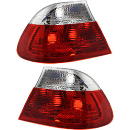 CarLights360: For BMW 323i Tail Light 2000 Driver and Passenger Side Pair For BM2800108 + BM2801108 (PLX-M1-443-1907L-UQ-CR-CL360A1)