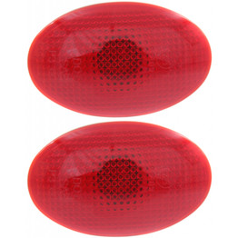 For Ford F-Series Super Duty Signal Marker Light Assembly 1999-2010 Pair Driver and Passenger Side | Rear Fender | Red Lens | FO2860105 + FO2860105 (PLX-M1-430-1401N-AS-R)
