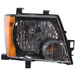 CarLights360: For 2008 2009 2010 2011 NISSAN XTERRA Head Light Assembly Passenger Side w/Bulbs (Black Housing) - (DOT Certified) Replacement for NI2503189 (CLX-M1-314-1160R-AF2-CL360A1)