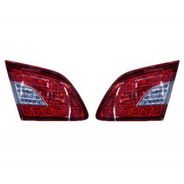 For Nissan Sentra 2013 2014 2015 Tail Light Assembly Driver and Passenger Side | Pair | Inner | On Luggage Lid | NI2811160 (CLX-M1-314-2907PXAS)