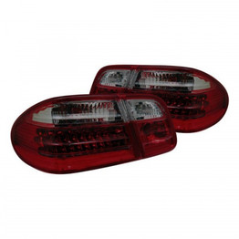 Xtune For Mercedes-Benz W210 E-Class 96-02 Tail Lights Pair LED ALT-CL-MBW210-LED-RSM | 5020659