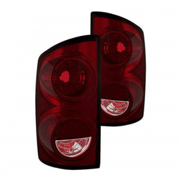 Xtune For Dodge Ram 1500 2007-2008 Tail Lights Pair Red Smoked ALT-JH-DR07-OE-RSM | 9034039