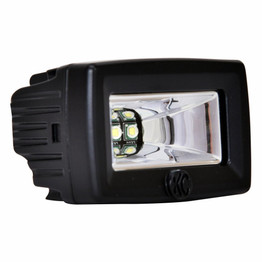 KC HiLiTES For C-Series LED Light 2in. C2 Area Flood Beam 20w Single Black | (TLX-kcl1328-CL360A70)