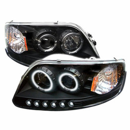 Spyder For Ford Expedition 1997-2002 Pair Projector CCFL Halo LED Black | 5010292