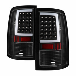 Xtune For Dodge Ram 1500 2013-2018 LED Tail Lights Pair Black | 9041013