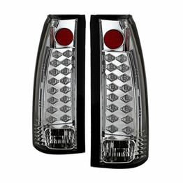 Spyder For Cadillac Escalade 1999 2000 Tail Lights | LED | Chrome | (TLX-spy5001368-CL360A82)