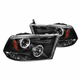 Spyder For Ram 2500/1500/3500 2011-2016 Projector Headlights Pair Halogen LED Black | 5010032