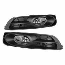 Spyder For Honda Civic 2012-2013 OEM Fog Light Pair Clear w/ Switch FL-HC2012-2D-C | 5070432