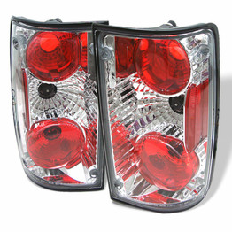 Spyder For Toyota Pick Up 1989-1995 Euro Style Tail Lights Pair Chrome ALT-YD-TP89-C | 5007643