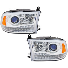 For Dodge Ram 2500/3500 2010/Ram 1500/2500/3500 2011 2012 Headlight Projector Assembly Passenger Side | Pickup | Code LMA | CH2505130 (CLX-M1-333-1137P-XS1N)