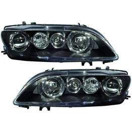 For Mazda 6 Headlight Assembly Unit 2006-2008 Pair Driver and Passenger HID Type w/ o Turbo w/ o bulbs and ballast MA2502136 + MA2503136 (PLX-M1-315-1128LMUSHN2)