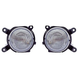 CarLights360: For Ford Escort Fog Light 2003 Pair Driver and Passenger Side For FO2592203 + FO2593203 (PLX-M1-329-2021L-AS-CL360A1)