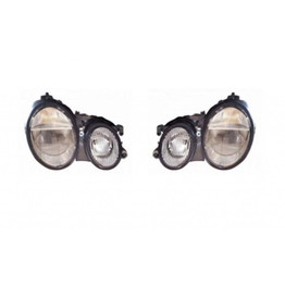 CarLights360: For Mercedes-Benz CLK320 Headlight 2003 Pair Driver and Passenger w/o bulbs and ballast For MB2502112 | MB2503112 (PLX-M1-339-1114LMUSHM-CL360A1)