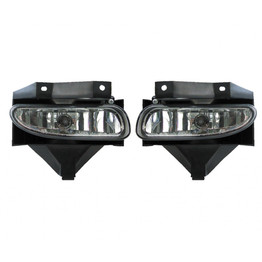 For Ford Mustang 1999-2004 Foglight Assembly Unit w/o CORBA Diamond Design Pair Driver and Passenger Side FO2591103 (CLX-M1-329-2007PXUS)