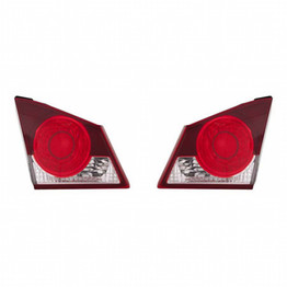 CarLights360: For Acura CSX Back Up Tail Light 2006 2007 Pair Driver and Passenger Side Replaces AC2886101 + AC2887101 (PLX-M1-326-1304L-US-CL360A1)