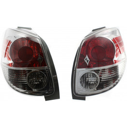 For Toyota Matrix Tail Light Assembly 2005 06 07 2008 Driver and Passenger Side Pair / Set | TO2800157 + TO2801157 | 8156002322 + 8155002322 (PLX-M0-USA-T730136-CL360A70)