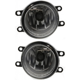For 2009 2010 2011 2012 2013 Toyota Corolla Fog Light Pair Driver and Passenger Side w/Bulbs CAPA Certified For TO2592123 (PLX-M1-211-2052L-ACN-CL360A3)