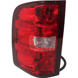 CarLights360: For 2011 GMC Sierra 2500 HD Tail Light Assembly Driver Side w/ Bulbs DOT Certified Replacement for GM2800249 (CLX-M1-334-1933L-AFN-CL360A5)