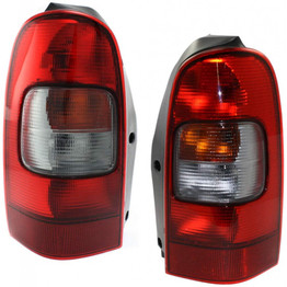 For Pontiac Montana Tail Light Assembly 2005 Pair Driver and Passenger Side | DOT Certified | GM2800134 (PLX-M1-331-1931L-AF-CL360A1)